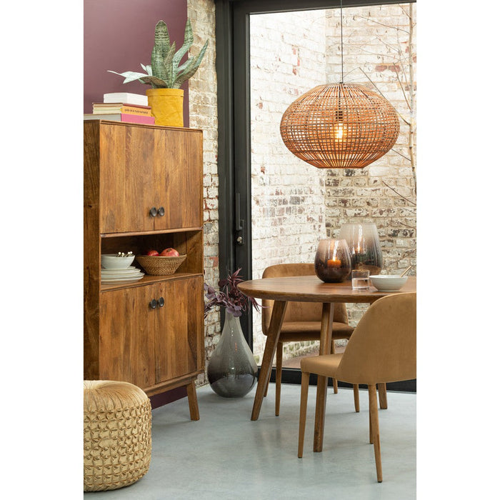 Lamp Bruin Ijzer 40 cm Closet Lora-Tafellampen-J-Line