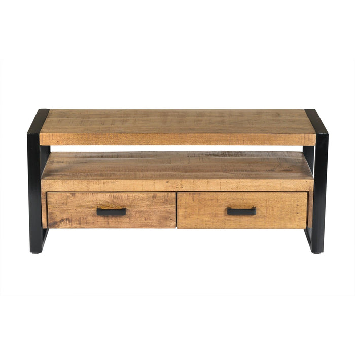 Kast Nairobi Mangohout Naturel hout 120x45x50 cm-TV-meubels-Livingfurn