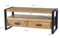 Kast Nairobi Mangohout Naturel hout 120x45x50 cm-TV-meubels-Livingfurn