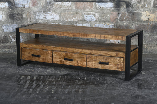 Kast Nairobi Mangohout Naturel hout 150x45x50 cm-TV-meubels-Livingfurn