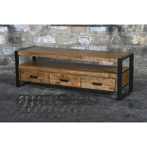Kast Nairobi Mangohout Naturel hout 150x45x50 cm-TV-meubels-Livingfurn