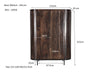 Kast Noor Mangohout Bruin 115x43 cm-Opbergkasten-Livingfurn