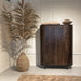 Kast Noor Mangohout Bruin 115x43x151 cm-Opbergkasten-Livingfurn
