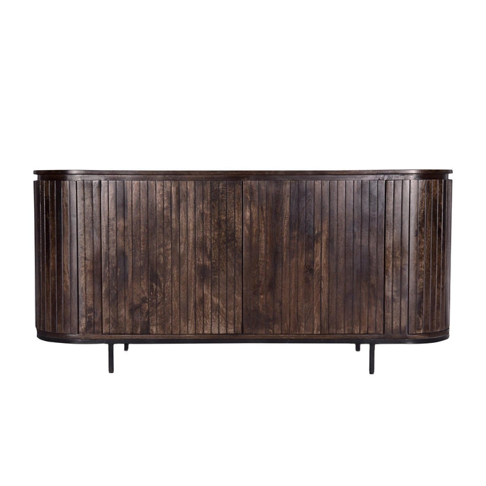 Kast Noor Mangohout Bruin 170x43x81 cm-Dressoirs-Livingfurn