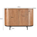Kast Noor Mangohout Naturel hout 115x43x81 cm-Dressoirs-Livingfurn