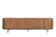 Kast Noor Mangohout Naturel hout 210x43 cm-Opbergkasten-Livingfurn