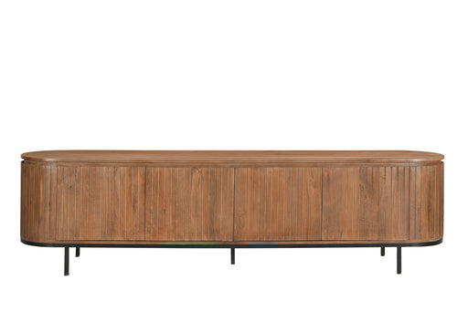 Kast Noor Mangohout Naturel hout 210x43x56 cm-TV-meubels-Livingfurn