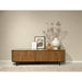 Kast Noor Mangohout Naturel hout 210x43x56 cm-TV-meubels-Livingfurn