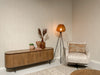 Kast Noor Mangohout Naturel hout 43x170x56 cm-TV-meubels-Livingfurn