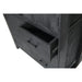 Kast Norris Mangohout Zwart 100x43x150 cm-Opbergkasten-Livingfurn