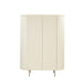 Kast Patou Mangohout Beige 43x115x151 cm-Opbergkasten-Livingfurn
