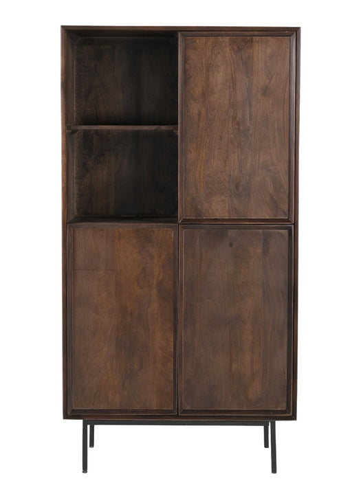 Kast Ravenstein Mangohout Bruin 170x40x90 cm-Opbergkasten-Livingfurn
