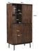 Kast Ravenstein Mangohout Bruin 170x40x90 cm-Opbergkasten-Livingfurn