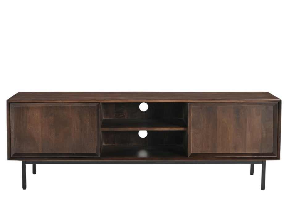 Kast Ravenstein Mangohout Bruin 50x40x150 cm-TV-meubels-Livingfurn