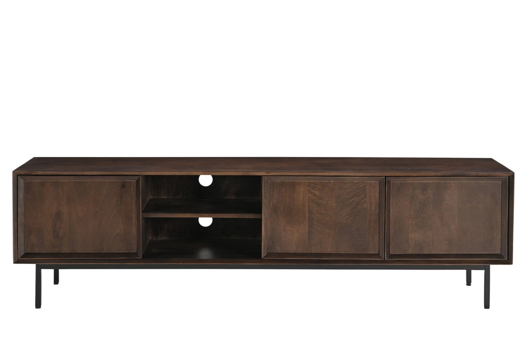 Kast Ravenstein Mangohout Bruin 50x40x180 cm-TV-meubels-Livingfurn