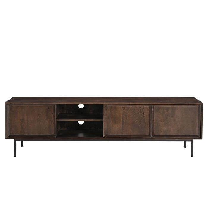 Kast Ravenstein Mangohout Bruin 50x40x180 cm-TV-meubels-Livingfurn
