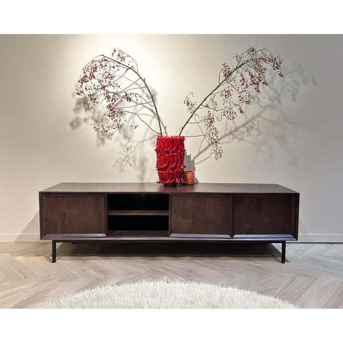 Kast Ravenstein Mangohout Bruin 50x40x180 cm-TV-meubels-Livingfurn