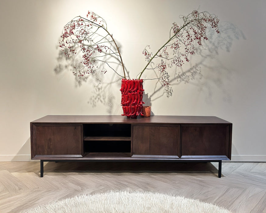 Kast Ravenstein Mangohout Bruin 50x40x180 cm-TV-meubels-Livingfurn