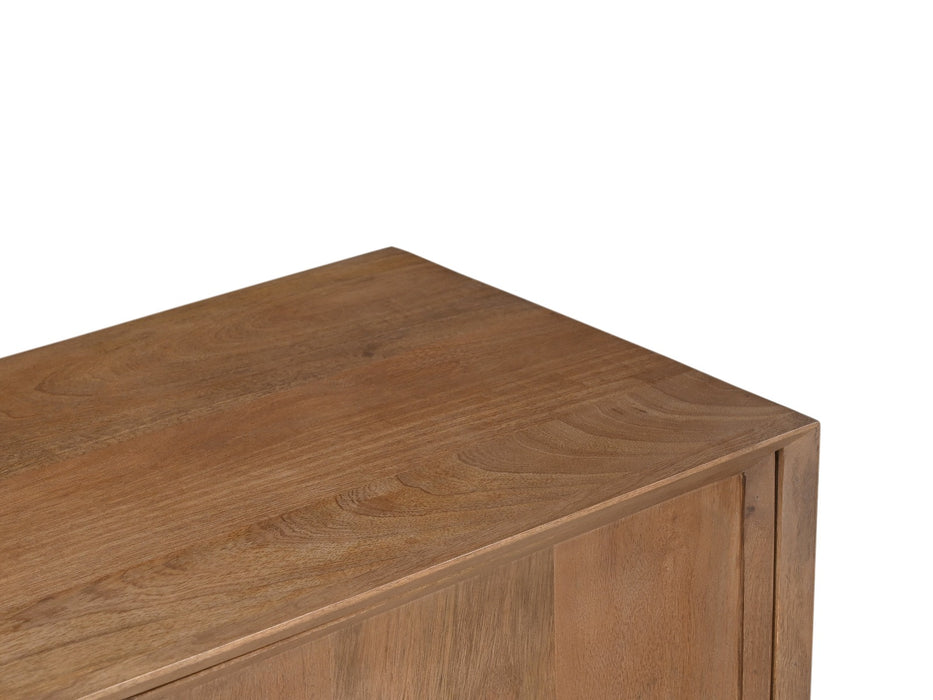 Kast Ravenstein Mangohout Naturel hout 40x50x150 cm-TV-meubels-Livingfurn