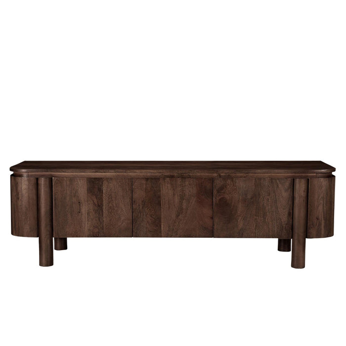 Kast Salano Mangohout Bruin 170x43x50 cm-TV-meubels-Livingfurn