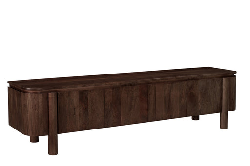 Kast Salano Mangohout Bruin 210x43x50 cm-TV-meubels-Livingfurn