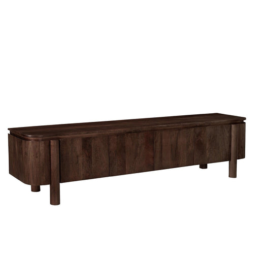 Kast Salano Mangohout Bruin 210x43x50 cm-TV-meubels-Livingfurn