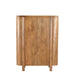 Kast Salano Mangohout Naturel hout 115x43x150 cm-Opbergkasten-Livingfurn
