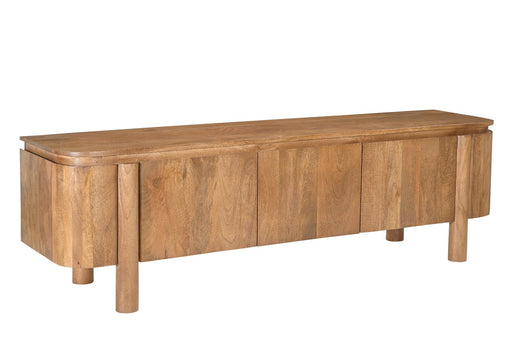 Kast Salano Mangohout Naturel hout 170x43x50 cm-TV-meubels-Livingfurn