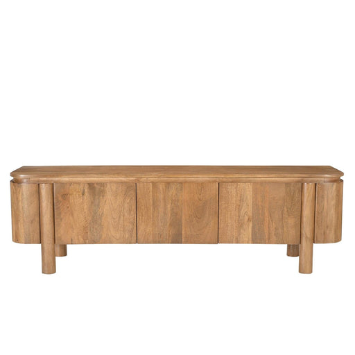 Kast Salano Mangohout Naturel hout 170x43x50 cm-TV-meubels-Livingfurn