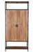Kast Sturdy Mangohout Naturel hout 100x40x210 cm-Opbergkasten-Livingfurn