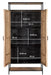Kast Sturdy Mangohout Naturel hout 100x40x210 cm-Opbergkasten-Livingfurn