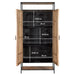 Kast Sturdy Mangohout Naturel hout 100x40x210 cm-Opbergkasten-Livingfurn