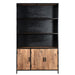 Kast Sturdy Mangohout Naturel hout 120x40x200 cm-Opbergkasten-Livingfurn