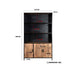 Kast Sturdy Mangohout Naturel hout 120x40x200 cm-Opbergkasten-Livingfurn