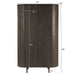 Kast Tobago Eikenhout fineer Bruin 115x43x180 cm-Opbergkasten-Livingfurn