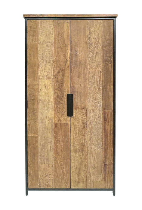 Kast Tomar Teakhout Naturel hout 100x40 cm-Opbergkasten-Livingfurn