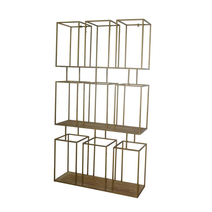 Kast Vakkenkast Beige-Opbergkasten-PTMD