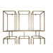 Kast Vakkenkast Beige-Opbergkasten-PTMD