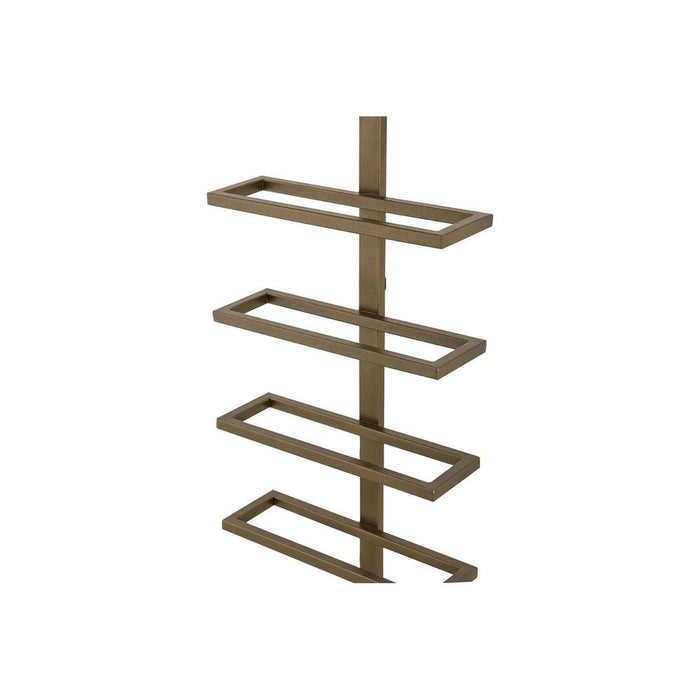 Kast Vakkenkast Geel 10x27 cm-Opbergkasten-PTMD