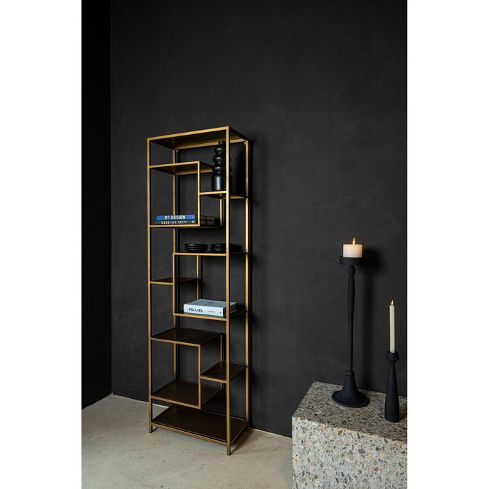 Kast Vakkenkast Geel 30x60 cm-Opbergkasten-PTMD
