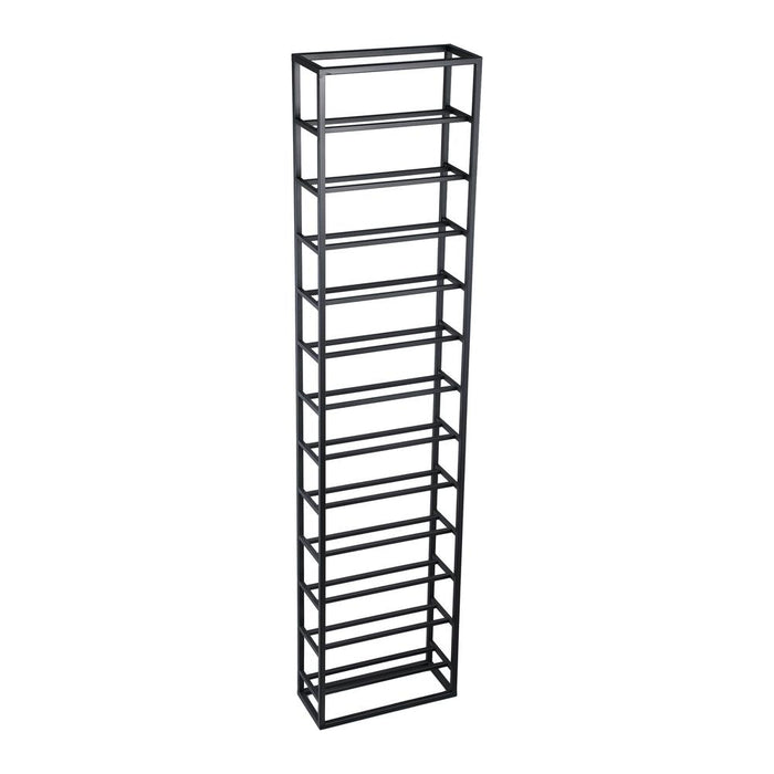 Kast Vakkenkast Zwart 15x35 cm L-Opbergkasten-PTMD