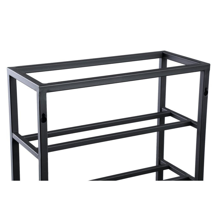 Kast Vakkenkast Zwart 15x35 cm L-PTMD