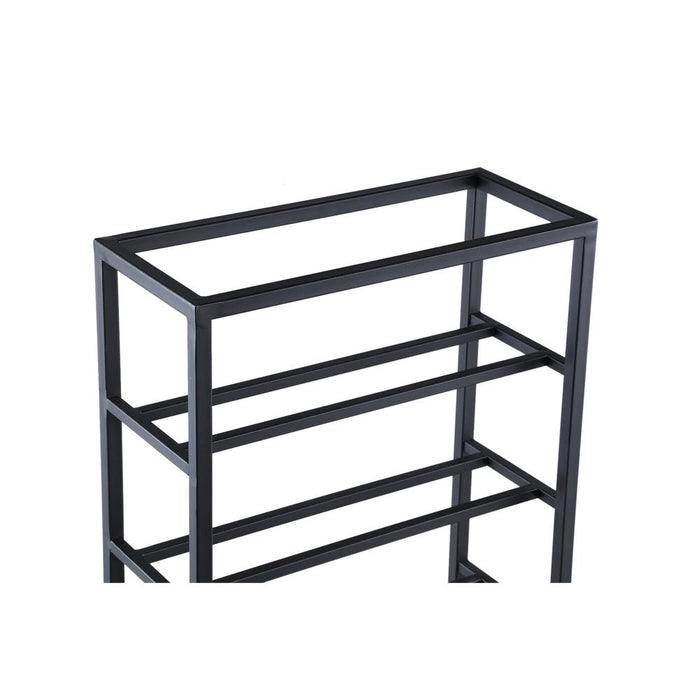 Kast Vakkenkast Zwart 15x35 cm Rechthoekig-PTMD