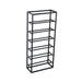 Kast Vakkenkast Zwart 15x35 cm Rechthoekig-PTMD