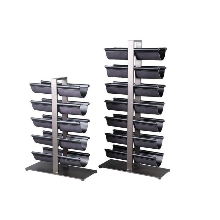 Kast Vakkenkast Zwart 18x45 cm L-Opbergkasten-PTMD