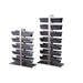 Kast Vakkenkast Zwart 18x45 cm L-Opbergkasten-PTMD