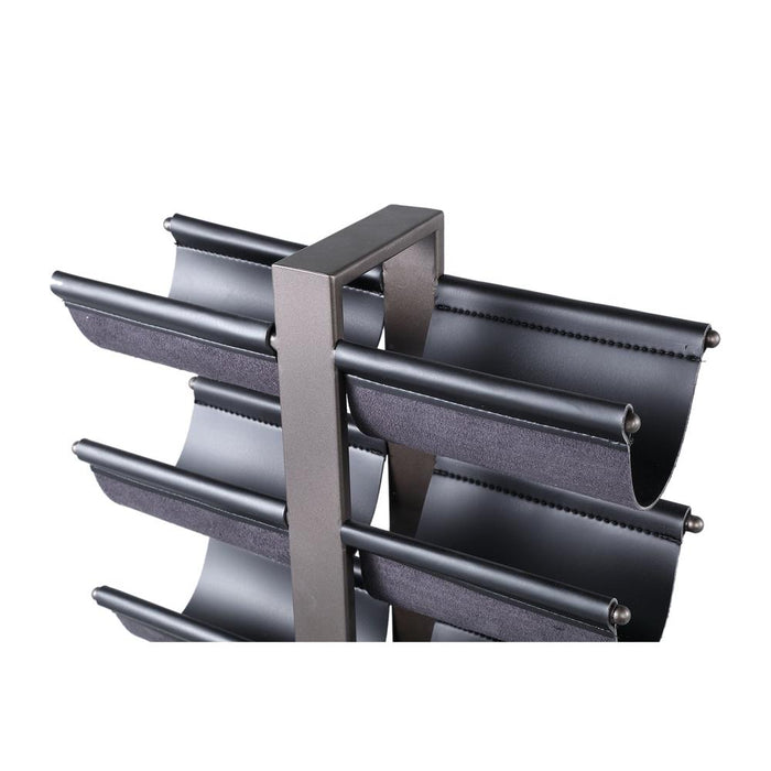 Kast Vakkenkast Zwart 18x45 cm L-Opbergkasten-PTMD