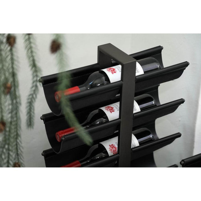 Kast Vakkenkast Zwart 18x45 cm L-Opbergkasten-PTMD