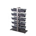 Kast Vakkenkast Zwart 18x45 cm Vakkenkasten-PTMD