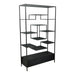 Kast Vakkenkast Zwart 40x110 cm Vakkenkasten-Opbergkasten-PTMD